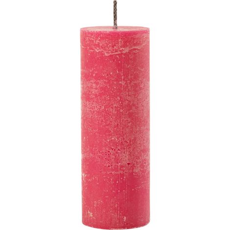 Bougie Pilier Extérieur "Odessa" 28cm Rose (1/3)