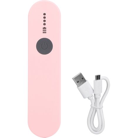 Lampe UV portable à LED UVC, lampe anti-acariens USB pour maison, couleur rose (1/5)