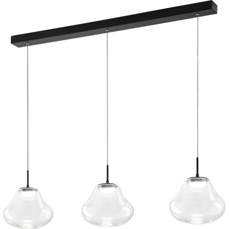 Suspension Led Deva 42 W À Température De Couleur Variable, Structure En Métal Et Verre Borosilicate Transparent, Ip20 - Collection Deva (1/3)