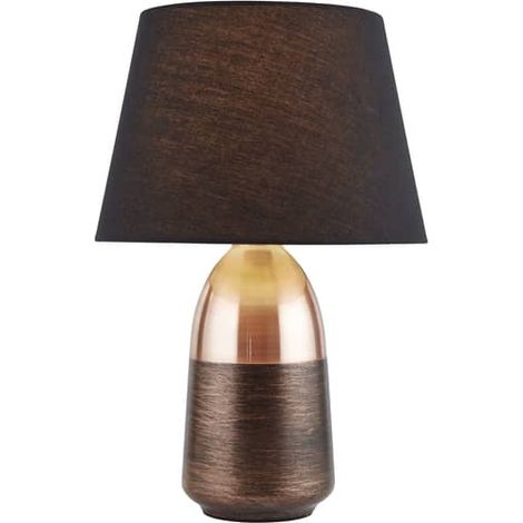 [GEBRAUCHT] B-Ware Searchlight Tischlampe Tischleuchte Tischlicht Schreibtischlampe Schwarz Kupfer