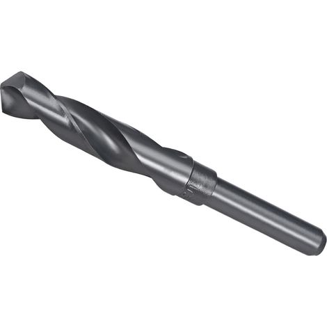 Réduit Tige Foret Forage, 17,5mm Coupe Bord 1/2" Tige, Nitrure Enduit Haute Vitesse Acier 6542 Torsion Perceuse Mèches - Applications: pour Acier Inox Métal Bois (1/5)