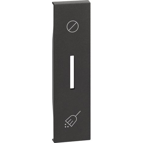 Living Now enjoliveur 1 module DND MUR noir BTICINO BTKG06H