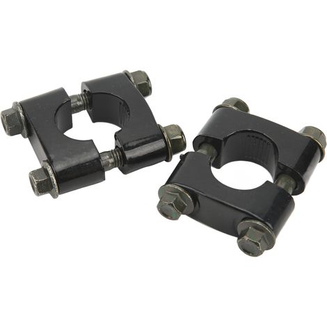 Support 22mm Guidon Riser Fixation Universelle Moto, Collier Simple Trou pour Tube de Guidon (1/5)