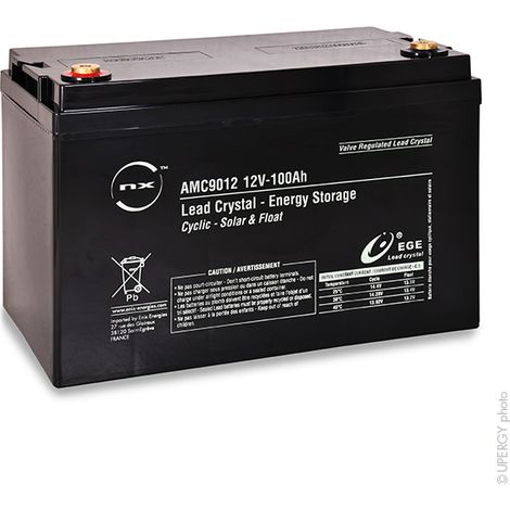 NX - Batterie lead crystal 6-CNFJ-100 12V 100Ah M8-F