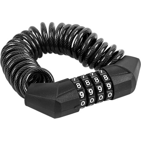 Candado portátil para casco de bicicleta, mini candado antirrobo para casco de bicicleta de montaña, motocicleta y patinete eléctrico, candado con código y contraseña.