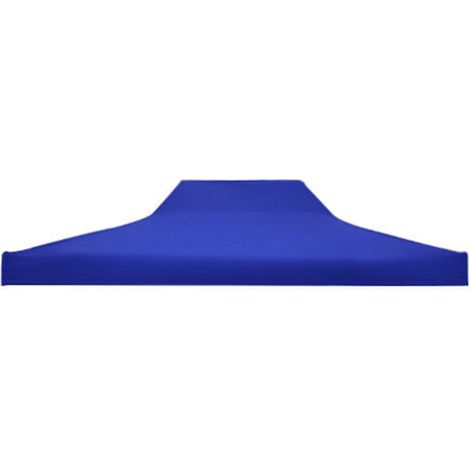 Toit de remplacement en tissu Oxford 420D Toit pliable résistant à la pluie et aux UV pour publicité et festivals Bleu (1/5)