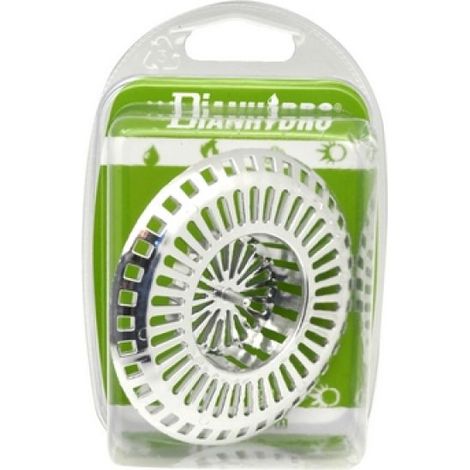 GRIGLIA DIAM. 9 CM PER FORO LAVELLO DIAM. 4.5 CM BLISTER Bianca