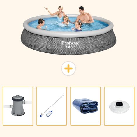 Bestway Bestway Fast Set Ronde - 396x84 cm - 5-pièces S305 (1/5)