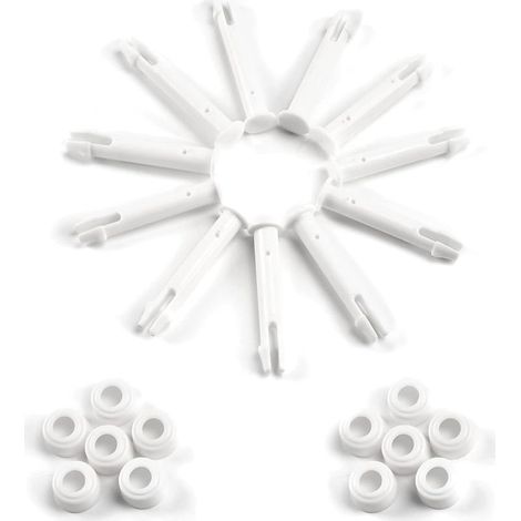 12 Pièces Goupille en Plastique,Pièces Détachées Piscine Intex,Goupille en Plastique Piscine,pour la Plupart des Piscines à Cadre - Piscine Rectangulaire/Ronde (6cm) (1/5)