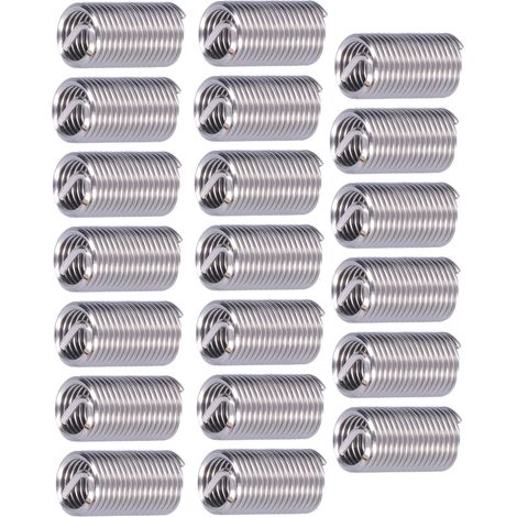 20 Pièces Écrou Insert Fileté M12 x 1.75 pour Réparation et Impression 3D