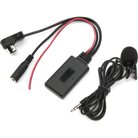Câble Adaptateur Bluetooth 5.0 AUX avec Micro Mains Libres Compatible Alpine CDA-9857 CDA-9886 CDA-117 (1/5)