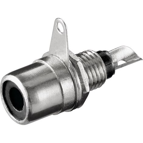 Connettore femmina RCA NERO per telaio 4070N