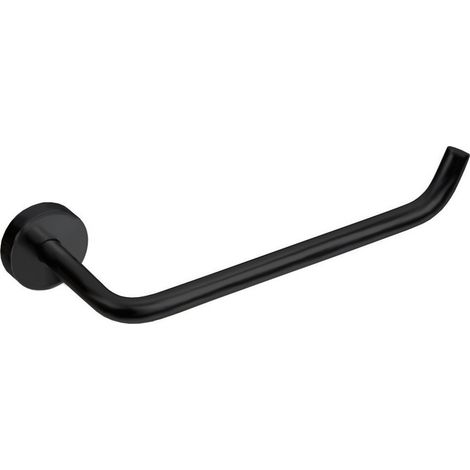 Porte-rouleaux wc TITO en laiton massif noir mat - 17,8 x 7 x h 3,5 cm - Koh-I-Noor