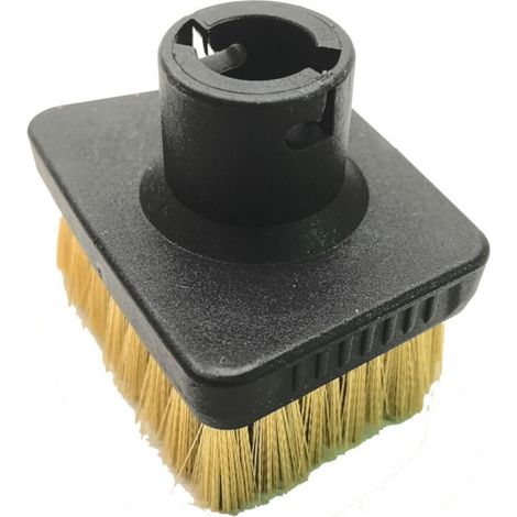 Kärcher Steam T-Brush - Zubehör kompatibel mit Kärcher SC1-5 Dampfgenerator - x1 T-Bürste mit Kupferborsten
