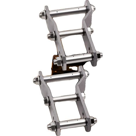 Grilletes de elevación traseros extendidos, de 2 pulgadas, ajustables para 45-48 mm, fabricados en acero de alta resistencia, compatibles con ciertos Ford Ranger, mejoran la estabilidad del vehículo. (1/5)