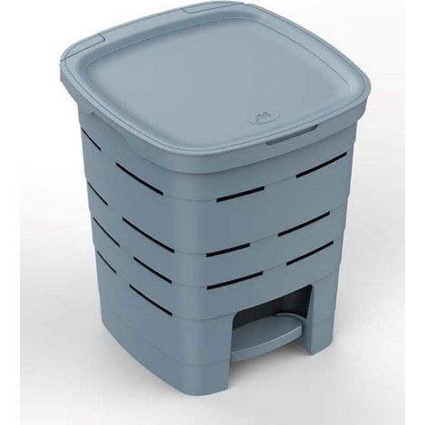 PATTUMIERA PEDALE 6L AZZURRO