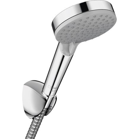 Hansgrohe Vernis Blend EcoSmart Shower Handset Hose Wall Mounted Chrome Round