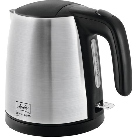 Bouilloire PRIME AQUA MINI 1L en acier inoxydable, noir (réf. 1018-01) (1/4)