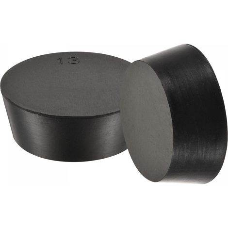 Caoutchouc Conique Bouchon 58mm à 68mm Solide Noir pour Bouchons, Liège, Bouchon d'égout, Bouchon tuyau d'eau, Bouchons pour instruments expérimentaux 3 Pièces (1/5)