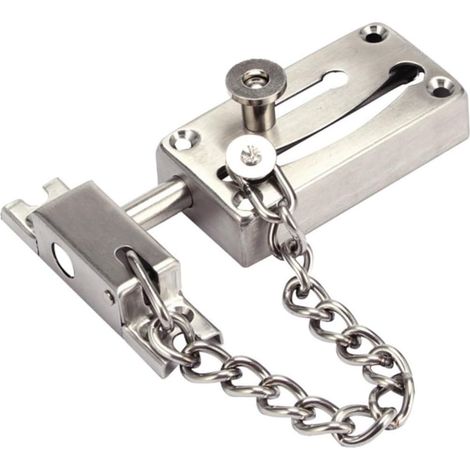 de porte à chaîne en acier inoxydable brossé sûr et durable