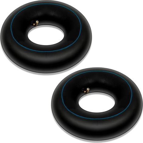 Pneu Brouette 4.10/3.50-4 Pouces, Chambre a Air 4.10 3.50-4, de de Rechange pour Roue Brouettes Tondeuse à Gazon (1/5)