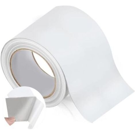 Kaelt - BARKBUSTERSRuban d'étanchéité en butyle blanc 10 cm x 5 m, ruban d'étanchéité renforcé ruban butyle auto-adhésif, ruban en caoutchouc butyle super imper