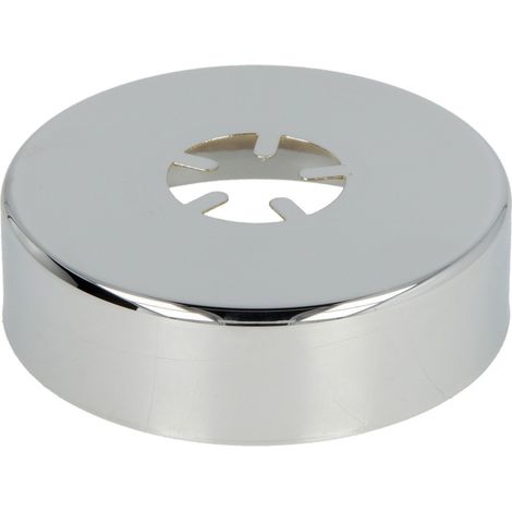 Rosace coulissante design, laiton chromé 61 mm x 1/2 x 20 mm