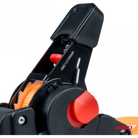 Sangle de transport avec enrouleur automatique 200 kg 18 mm 2 m type S amio-03323 (1/5)