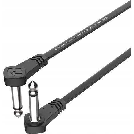 Roxtone FPJJ100L0001 - Cavo per strumenti con connettore jack da 6,3 mm, lunghezza 10 cm. (1/5)