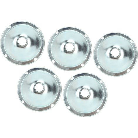 Lot de 5 abat-jour pour lampe minière, filetage interne G3/4, abat-jour en fer pour entrepôt ou usine, tuyau G3/4 de 15 cm (1/5)