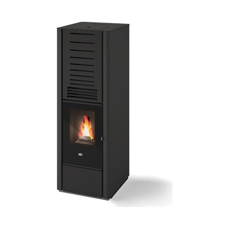 Stufa a pellet Eva Calor Karen 9,5 kW Nero  