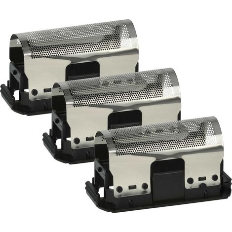 Scherfolie-Ersatz für Elektrorasierer, kompatibel mit Braun 265, 5235760, SB235, SB265, schwarz/silber, inkl. Rahmen, 3er-Pack-Kompatibles Produkt
