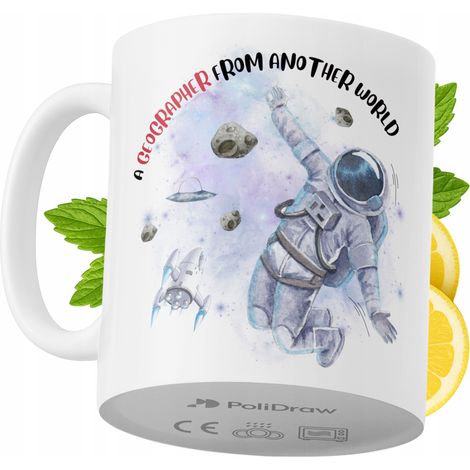 Lustige Tasse für Geographen – Kaffee- oder Teetasse mit witzigem Textdesign – ideal für Geburtstage, Namenstage, Feiertage und besondere Anlässe. Hochwertige Tasse für Zuhause, Büro und Arbeit. Farbe