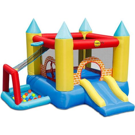 Gioco Gonfiabile Castello Saltarello Scivolo per Bambini Pompa Motore Gigante (1/10)
