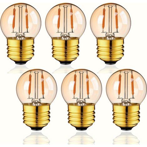 Ersatz-LED-Lampe für Partydekorationen – Hängende Kugelleuchte (E27 G40-Lampe), E27-Schraubsockel, 1 Watt (1/5)