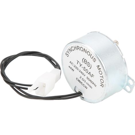 Moteur d'incubateur automatique à double mode (sens horaire/antihoraire) pour le retournement des œufs à basse vitesse, mini-incubateur, 220 V (1/5)