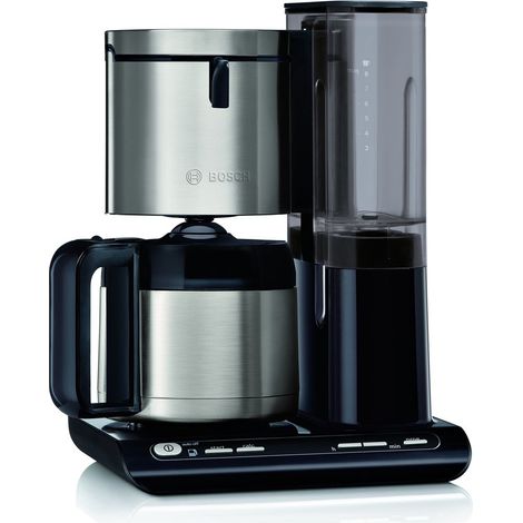 Bosch TKA8A683 Styline Macchina da caffe' con Filtro Caraffa Termica 1,1 L 8 tazze 1100 W colore Nero (1/5)