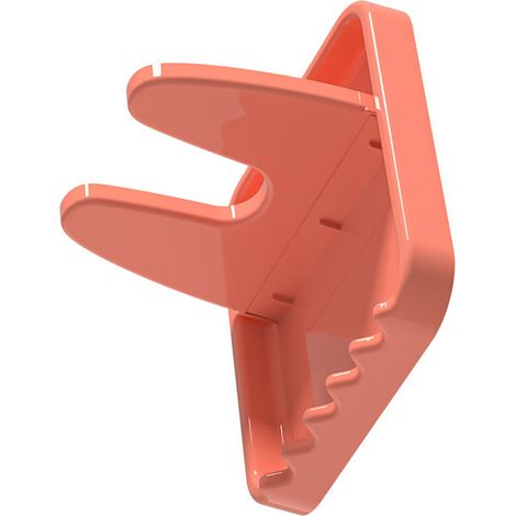 Support Couvercle Plaque Repliable en Plastique Porte-Cuillere Utensiles Cuisine pour Fourchette Spatule Range-Assiettes Rose (1/5)