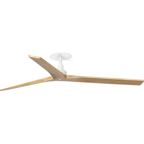KLIM RECESSED L Ventilateur blanc/chêne (1/2)