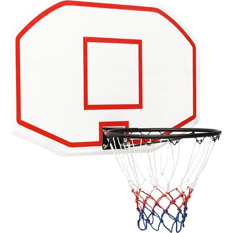 Basketballkorb Weiß 109x71x3 cm Polyethylen