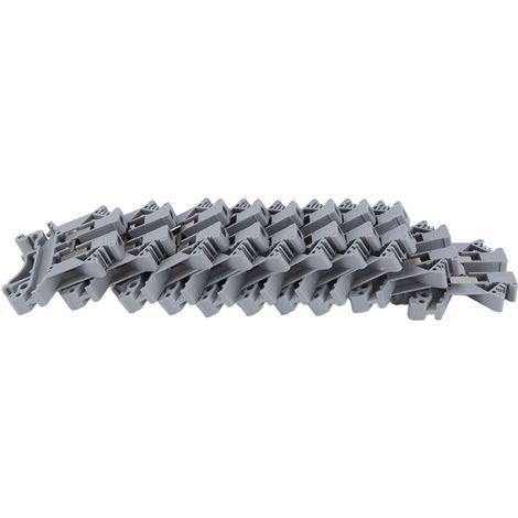 100 borniers à vis avec montage sur rail pour bornes électriques à sertir UK-2.5B 690V 32A.
