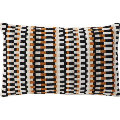 Cuscino in lino jacquard jangwa 30x50 cm - Atmosphera créateur d'intérieur (1/4)