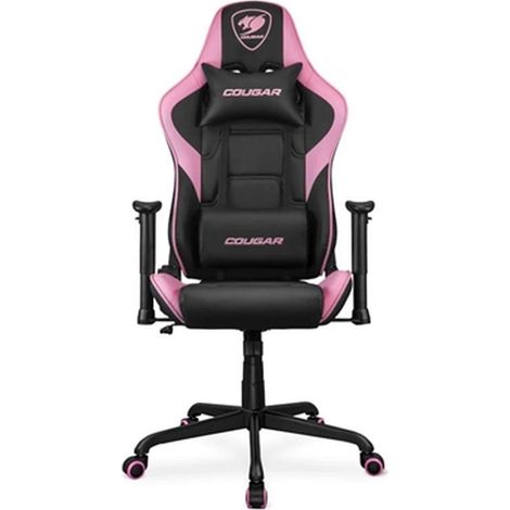 Chaise de jeu COUGAR Armor Elite Eva, noire et rose (1/4)