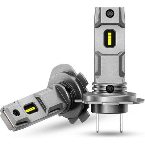Ampoules de phare LED H7, 50 W, 10 000 lm, kit de conversion de phares LED super lumineux, 6 500 K, étanche IP68, lot de 2,de (1/4)