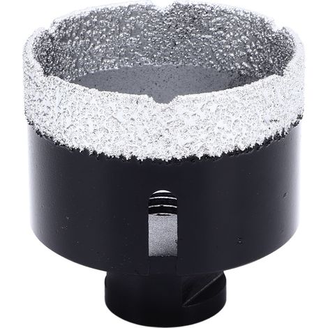 Foret Diamant 60mm M14 pour Béton, Granit, Pierre - Foret à Percer Professionnel Noir
