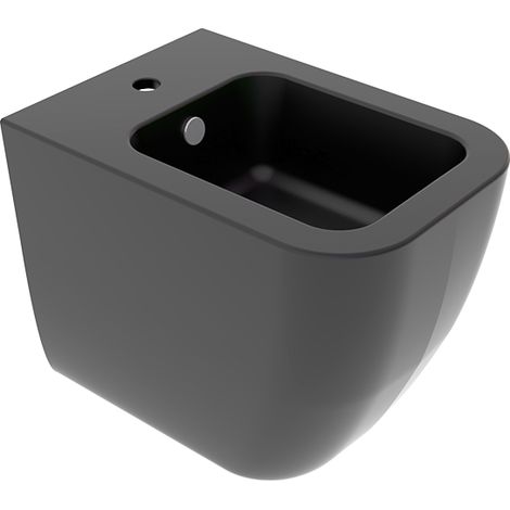 Bidet Brio filomuro nero opaco di Ceramica GSG