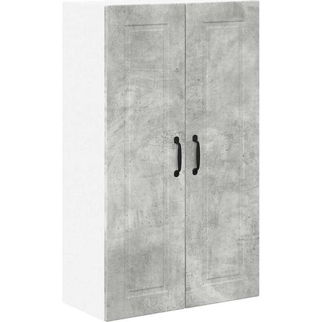 Meuble mural de cuisine,Armoire de cuisine avec porte Gris béton 60 x 31 x 100 cm CFW49483 (1/5)