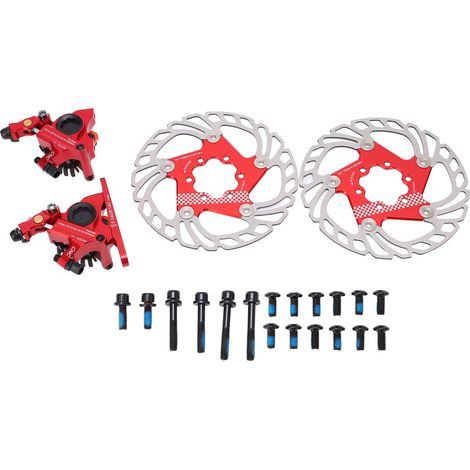 4-teiliges Scheibenbremsenset aus Aluminiumlegierung, Bremssättel und Bremsscheiben für Offroad-Mountainbikes (1/5)