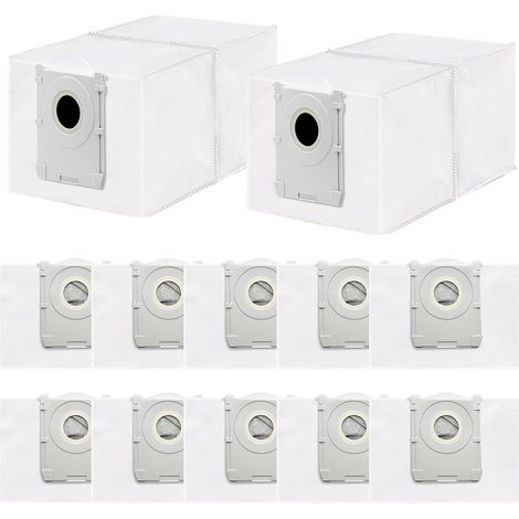 12 Stück Staubbeutel Kompatibel mit Ecovacs Deebot T50/T50 PRO/T50 MAX PRO/T30C/T30C PRO/T80/T80S/X8/X8 PRO/X9 PRO OMNI Roboter Staubsauger, 4 L Große Kapazität Ersatzbeutel (1/5)