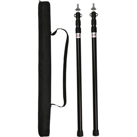 Mât de tente de camping, 230 cm, en alliage d'aluminium épais, tiges de support de tente, abri de plage, auvent, abri de camping, randonnée (1/4)
